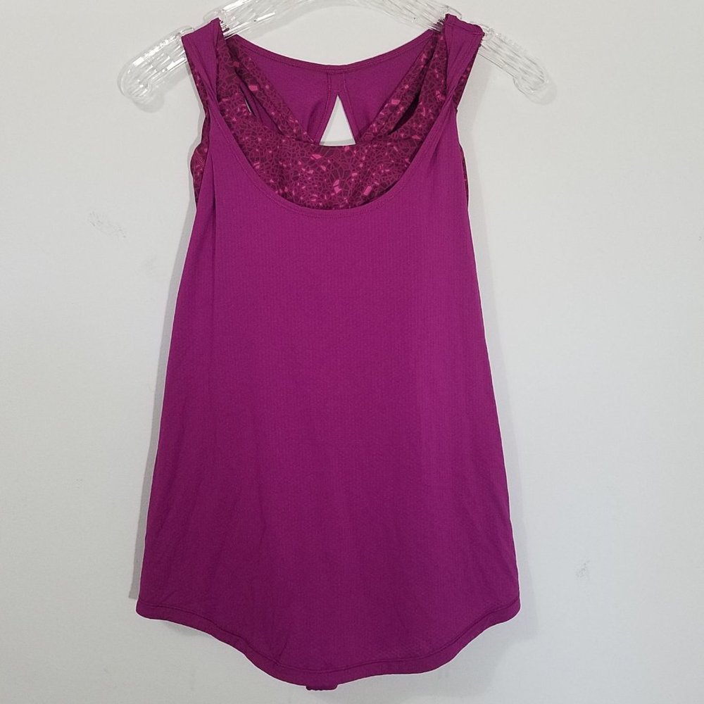lululemon sport bra tank top braided racer back